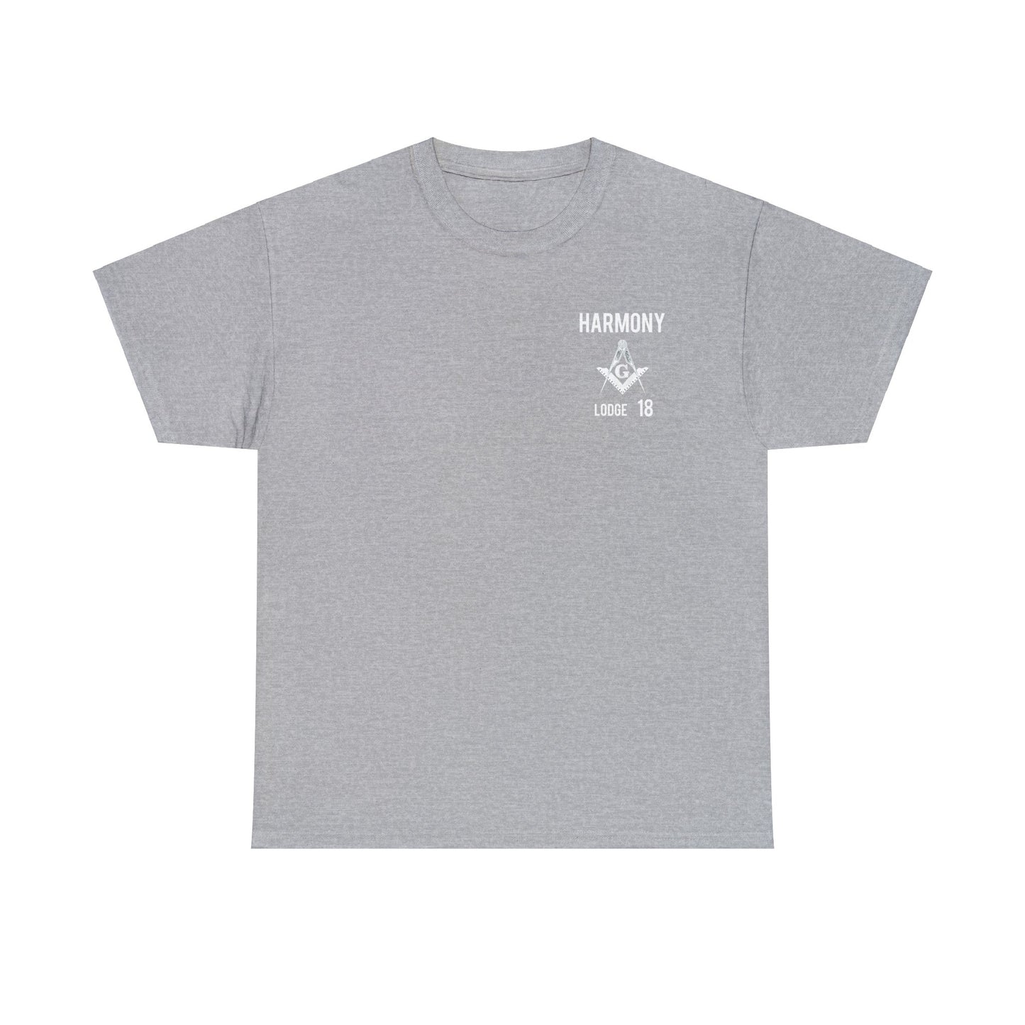 'Harmony lodge 18' Unisex Heavy Cotton Tee