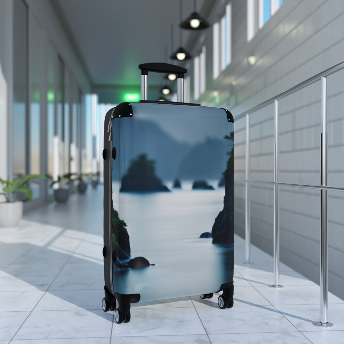 "Azure Saxe" Suitcase