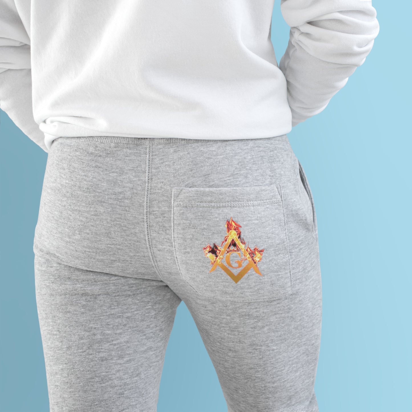 'Freemason Fire' Unisex Fleece Joggers