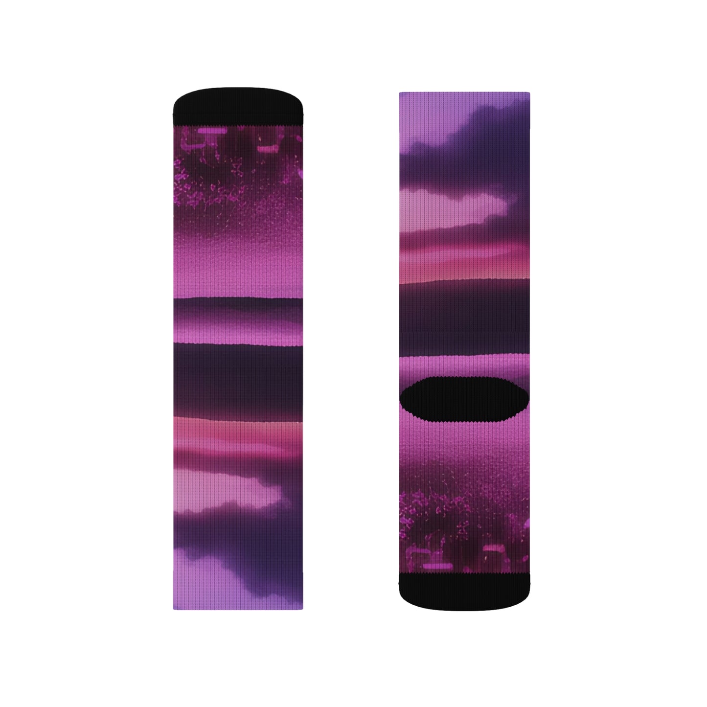 'Purple Power' Sublimation Socks