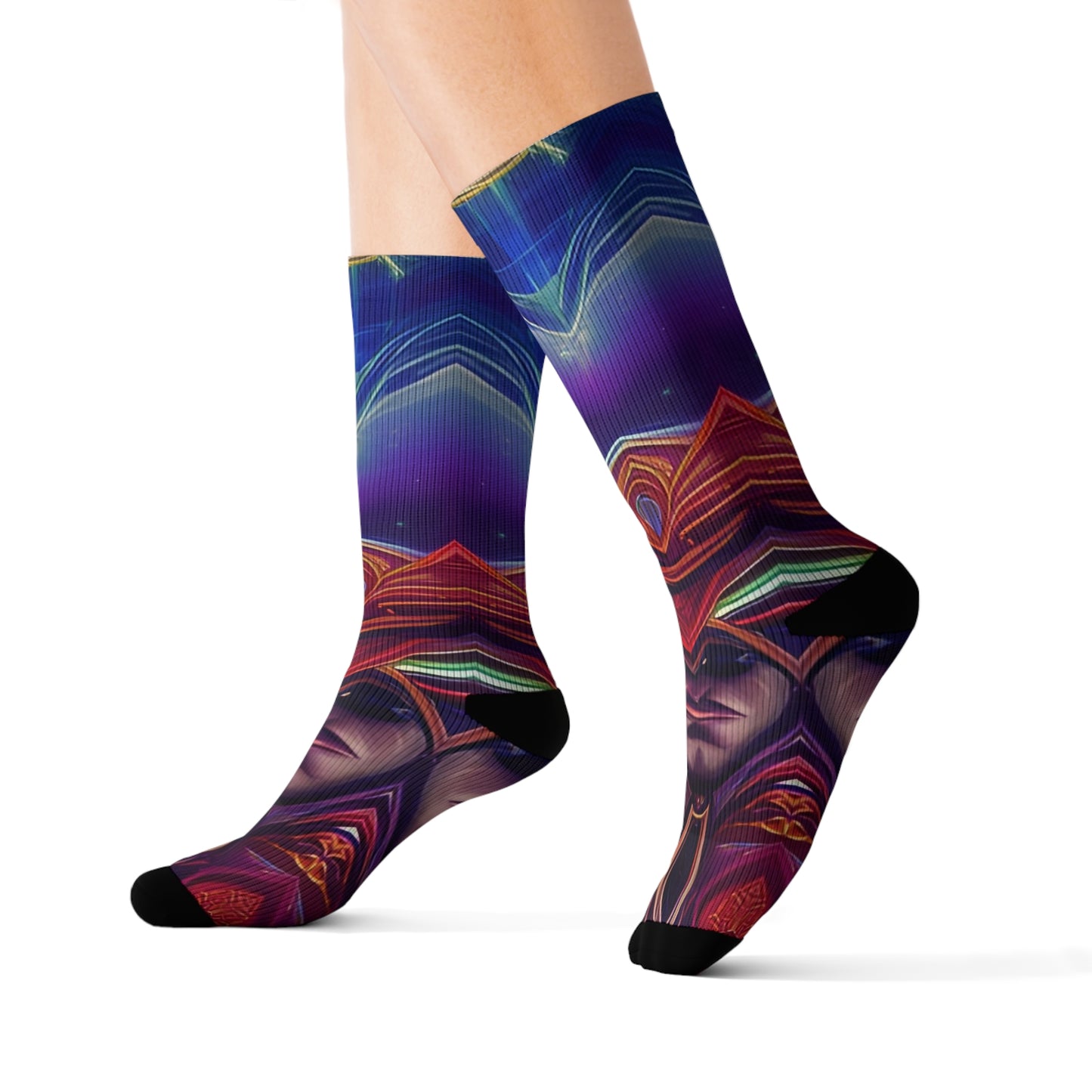 'Captain Power' Sublimation Socks