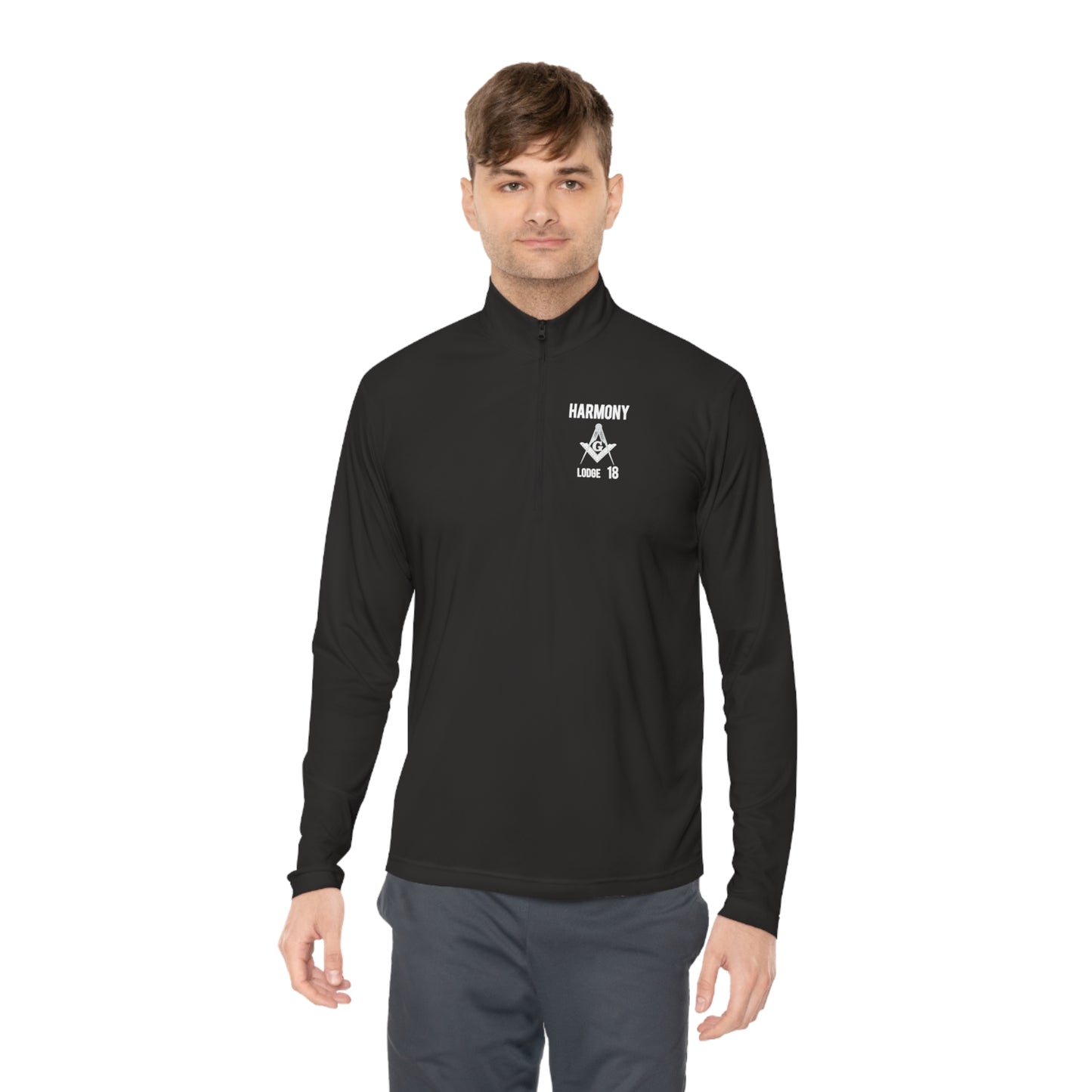 'Harmony lodge 18 Pull Over' Unisex Quarter-Zip Pullover