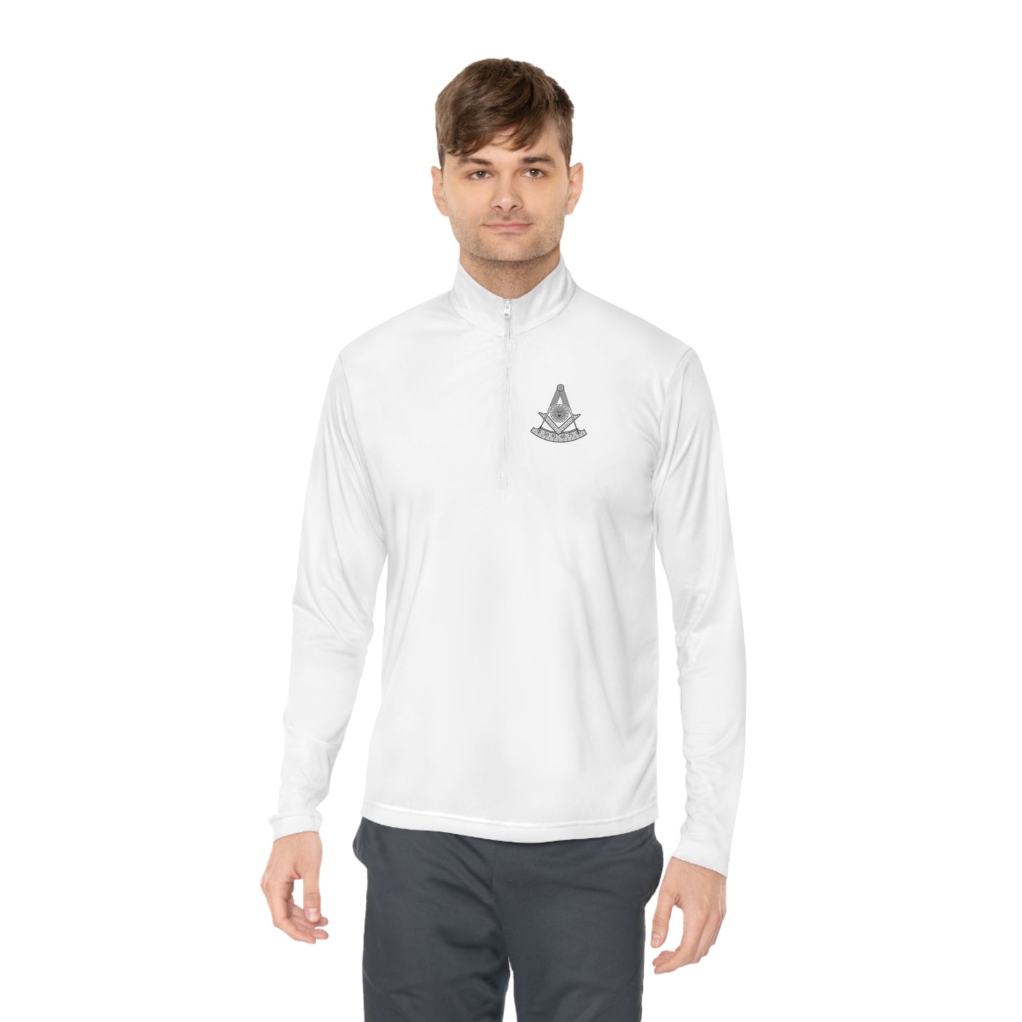 'Pastmaster Freemason' Unisex Quarter-Zip Pullover