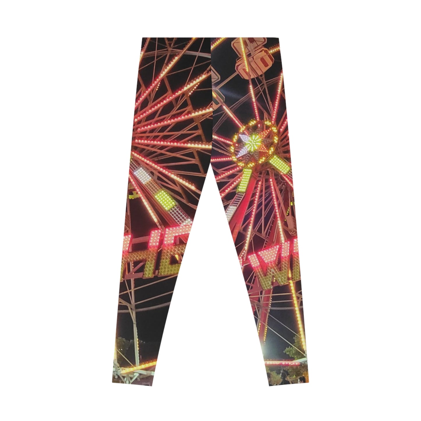 'Boardwalk Ferris Wheel' Stretchy Leggings (AOP)