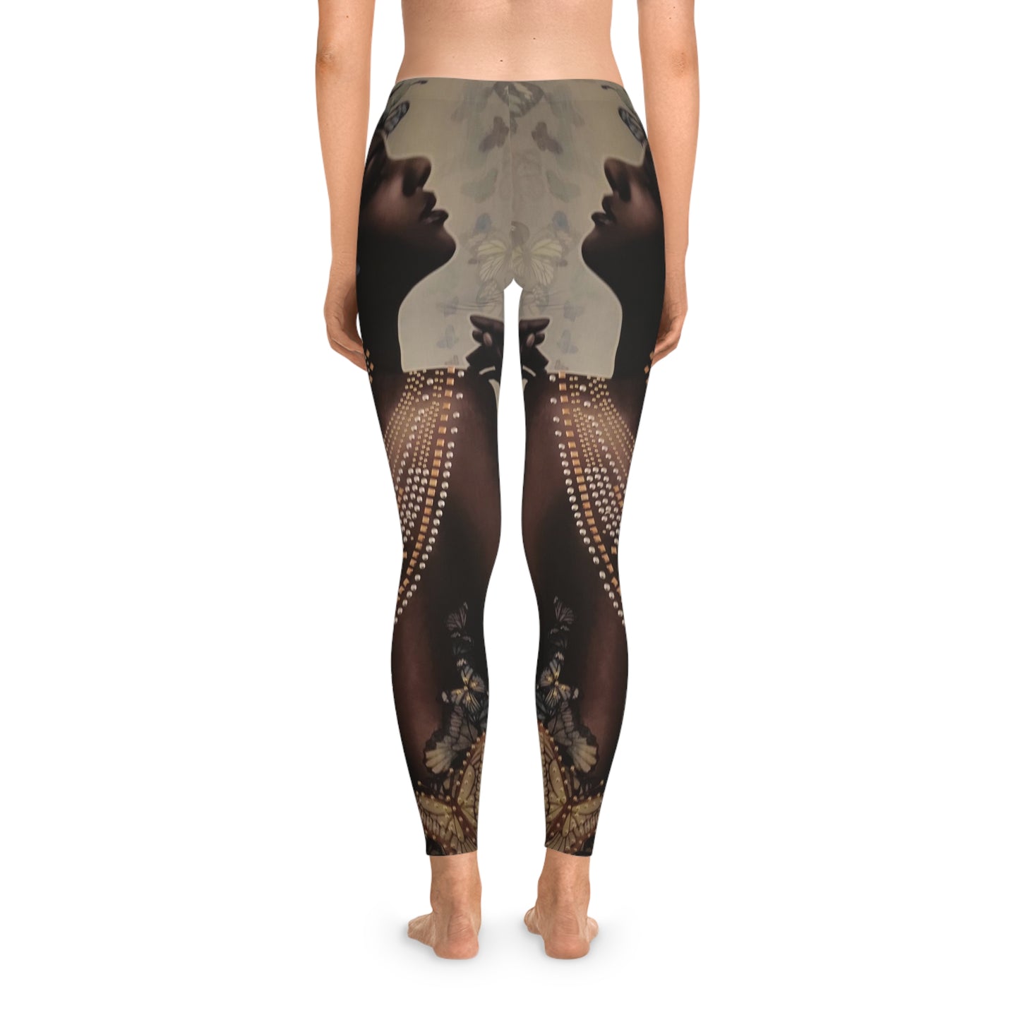 'Jeweled Goddesses' Stretchy Leggings (AOP)