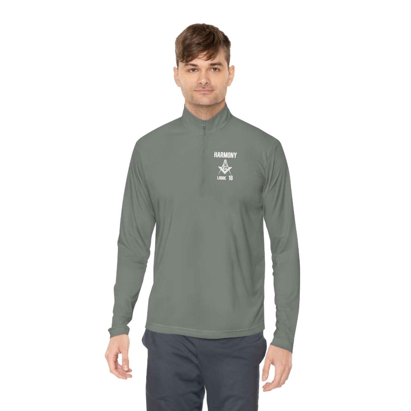 'Harmony lodge 18 Pull Over' Unisex Quarter-Zip Pullover