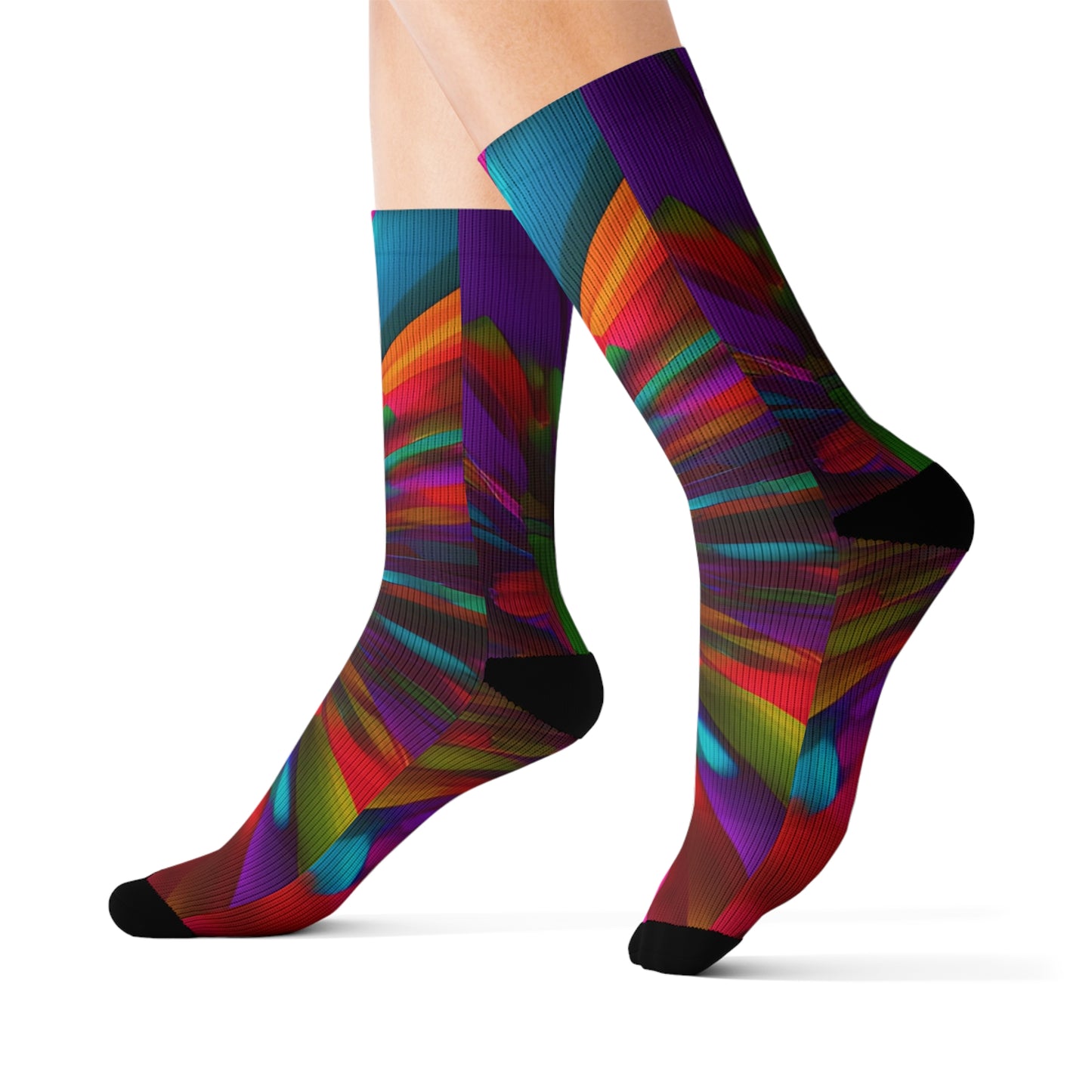 'Warped' Sublimation Socks