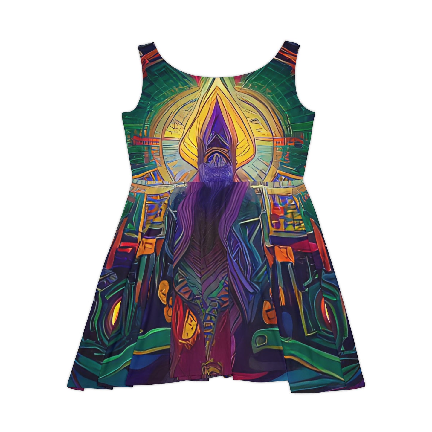 'Mantra' Women's Skater Dress (AOP)