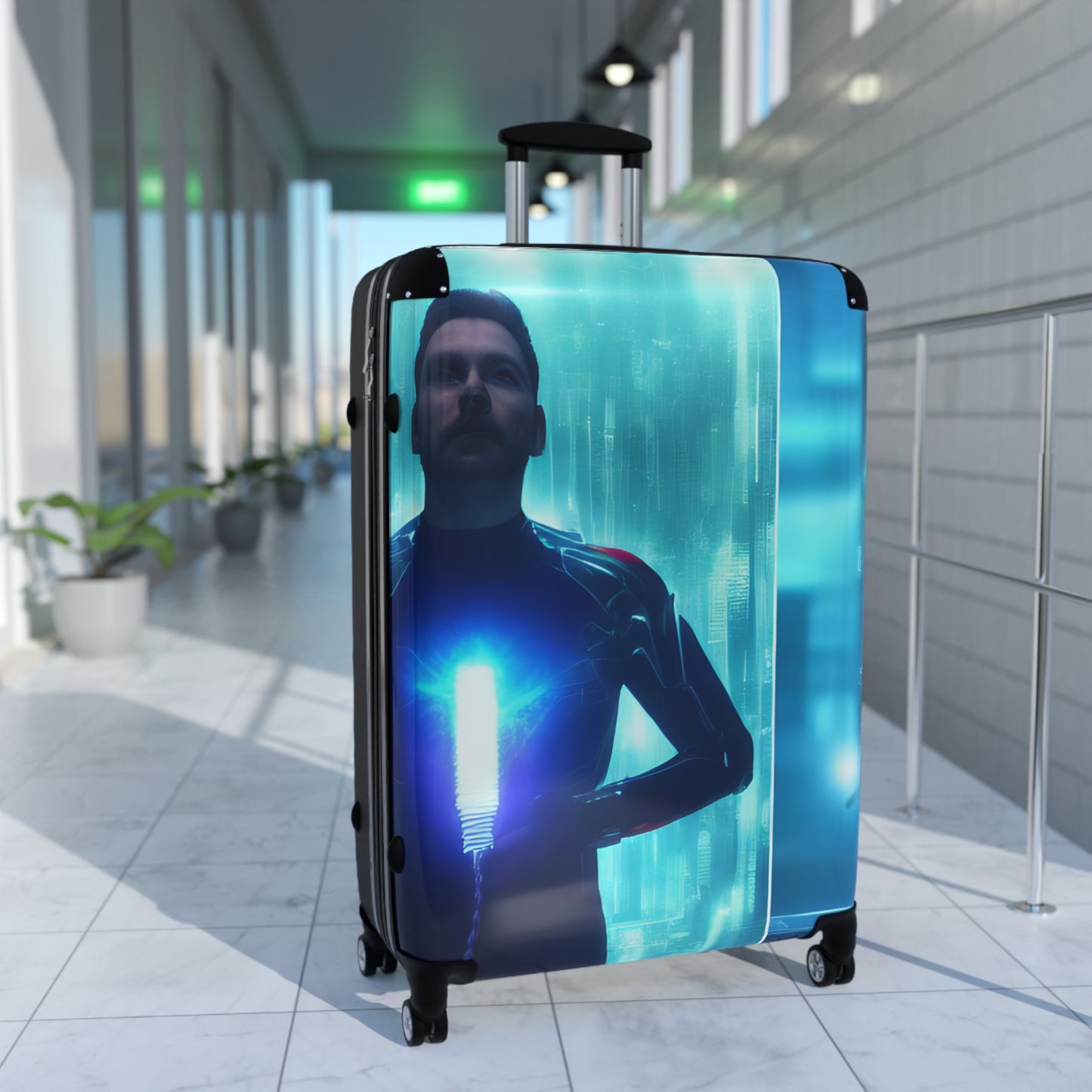 ‘Let the light out’ Suitcase