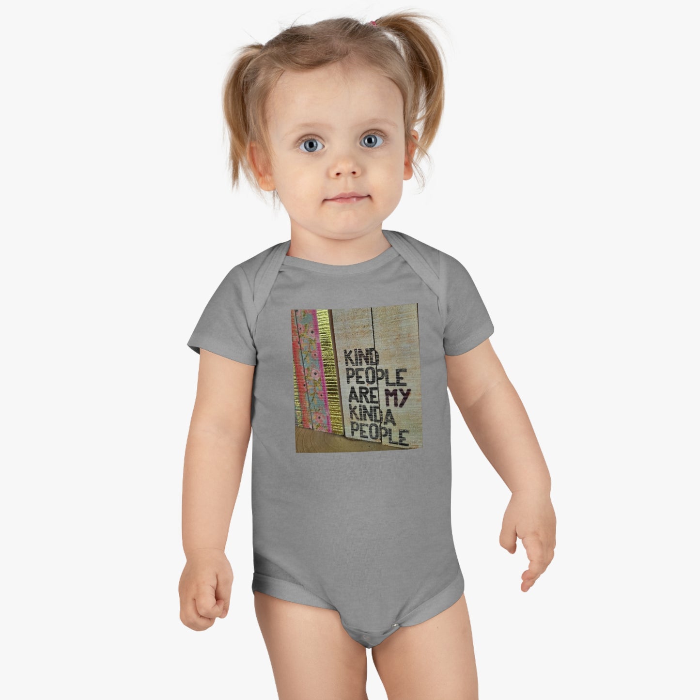 'Kind People' Baby Short Sleeve Onesie®