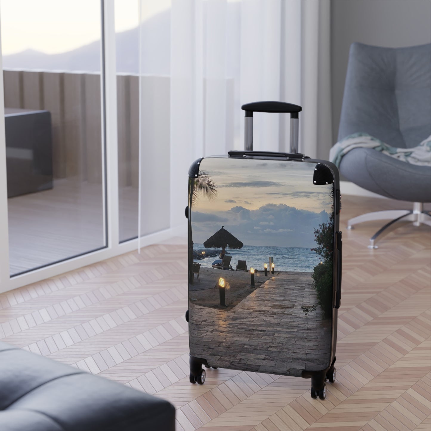 "Aboard Seashore" Suitcase