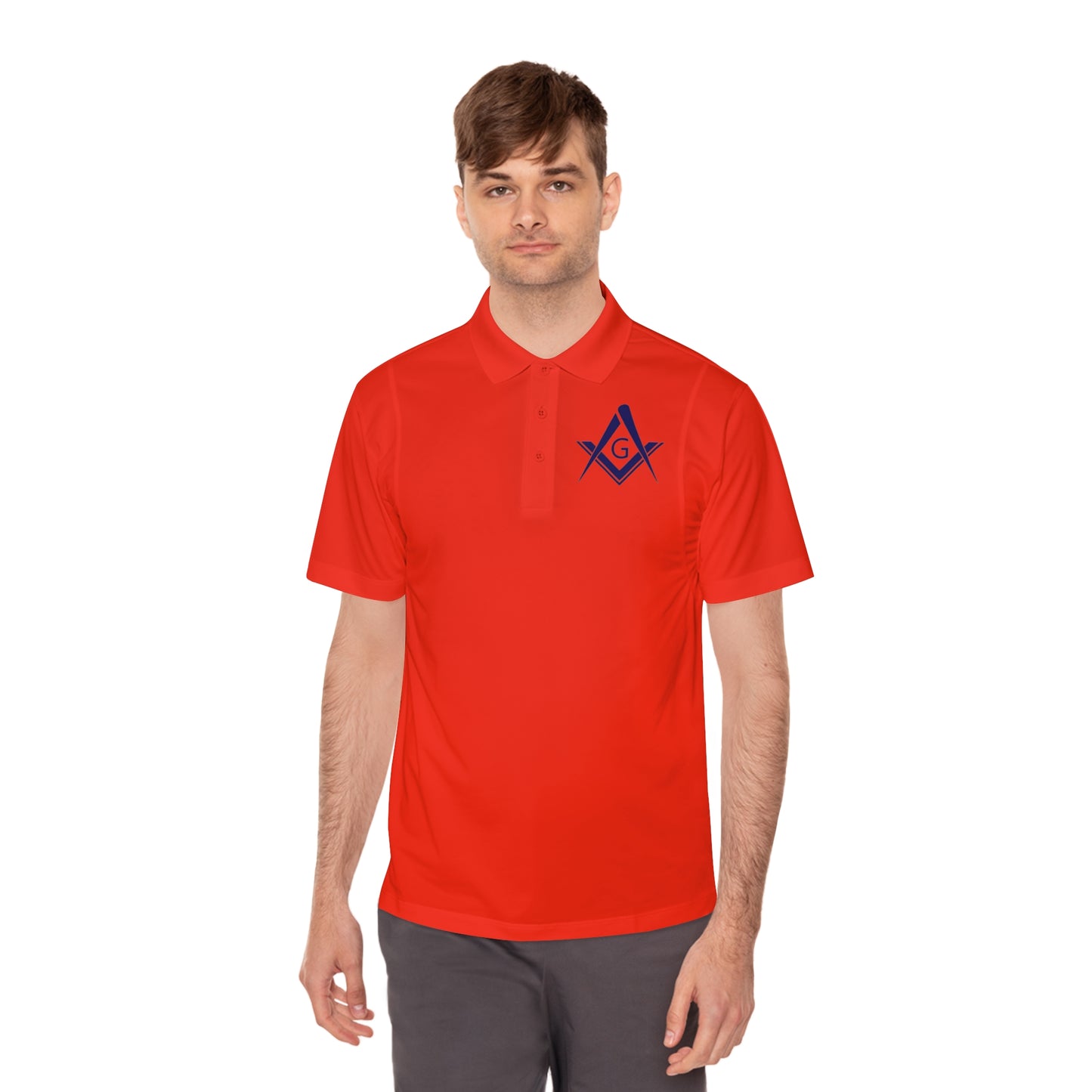 'Freemason' Men's Sport Polo Shirt