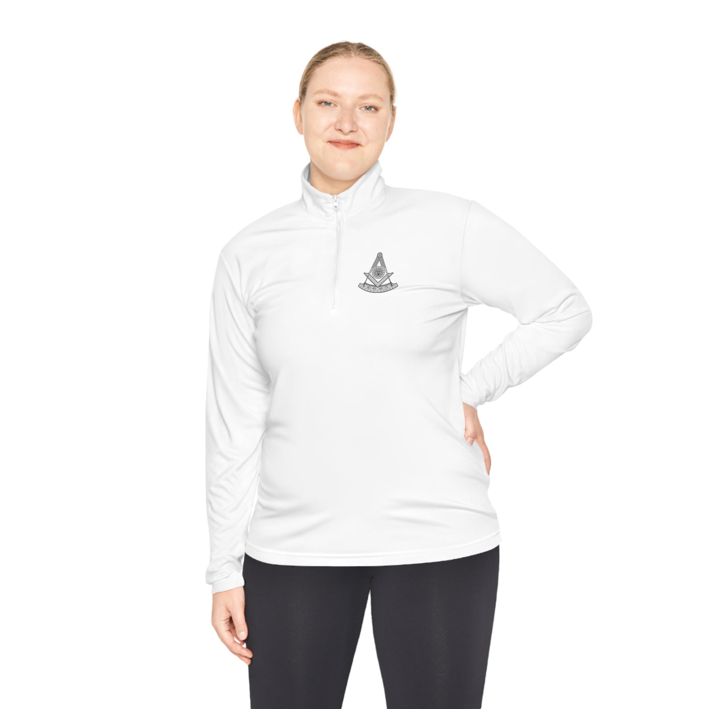 'Pastmaster Freemason' Unisex Quarter-Zip Pullover
