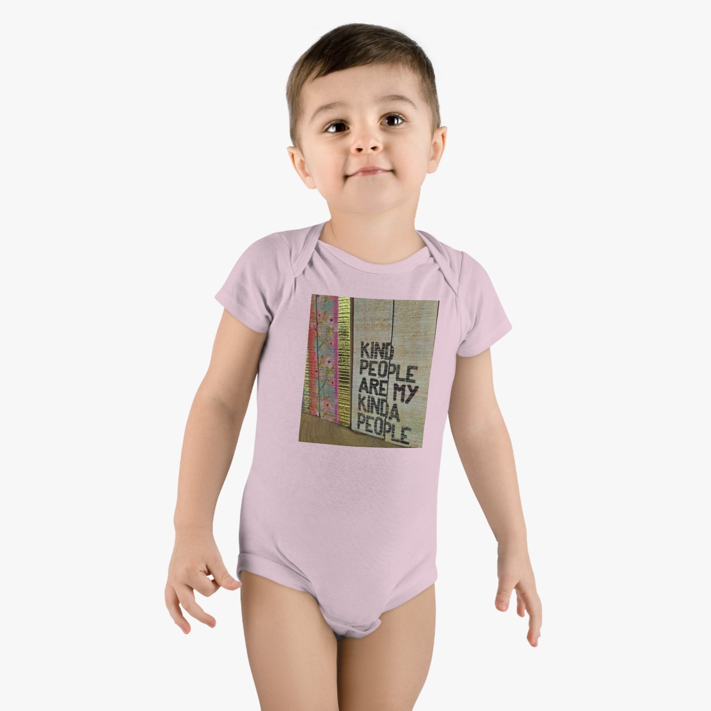 'Kind People' Baby Short Sleeve Onesie®