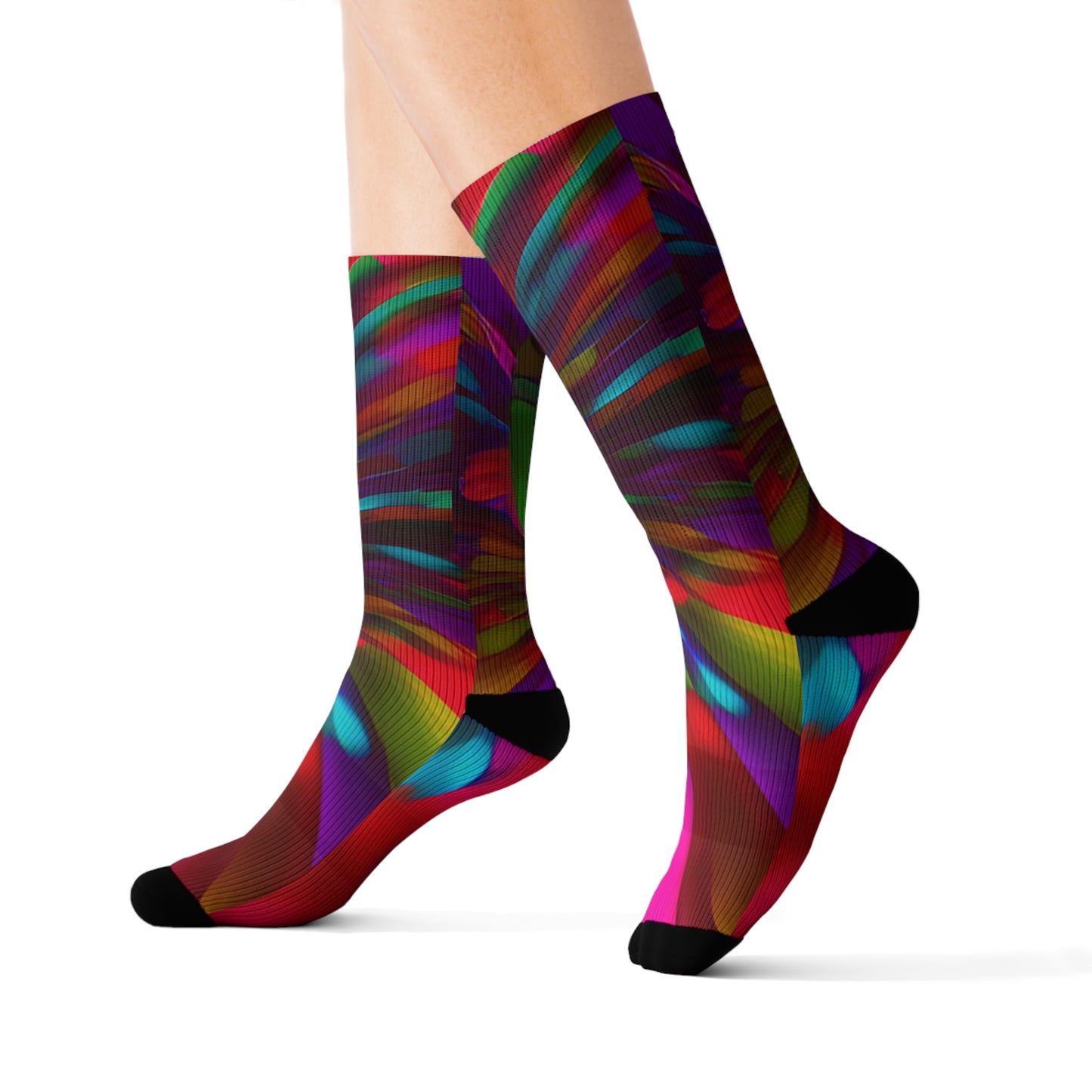 'Warped' Sublimation Socks