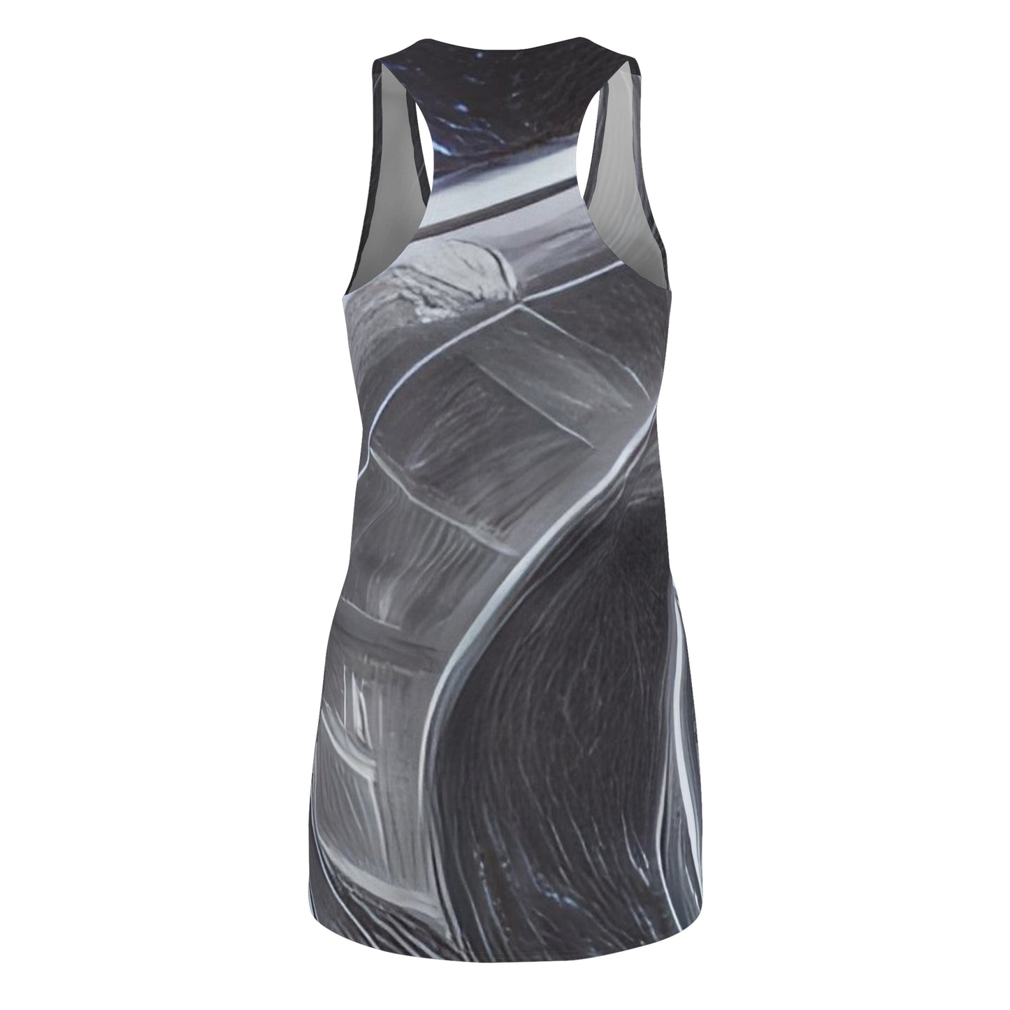 'Smoking' Women's Cut & Sew Racerback Dress (AOP)