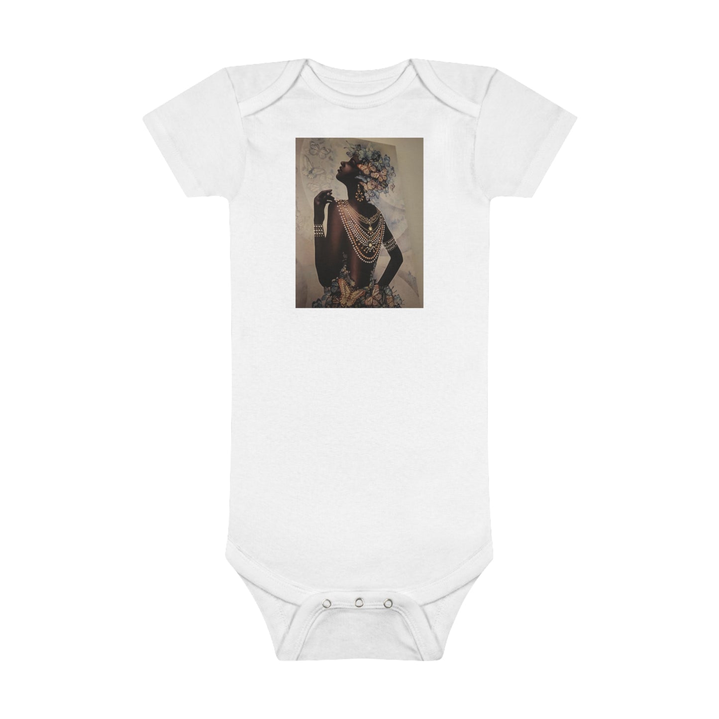 ‘Jeweled Goddess’ Baby Short Sleeve Onesie®